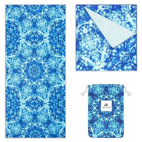 Microfiber Beach Towel for Adults with Bag