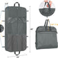Zilink Upgraded Garment Bags for Travel Hanging Fur Coat Storage Bag Suit Bags for Men Storage with Adjustable Handles and Stable Buckles for Suit Shirts Coats Dresses, Grey