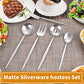 Matte Serving Silverware Set (4 Count)