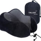 Travel Pillow, Best Memory Foam Neck Pillow Head Support Soft Pillow for Sleeping Rest, Airplane Car & Home Use (Black)