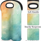 Wine Carrier Tote Bag - 2 Bottle Neoprene Insulated Holder with Soft Grip Handle, Perfect for Travel, Picnic, Gifting