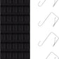 40 Mesh Pocket Over the Door Shoe Organizer,Hanging Shoe Rack for Closet Storage Holder for Dorm Room College Classroom Storag(Black)