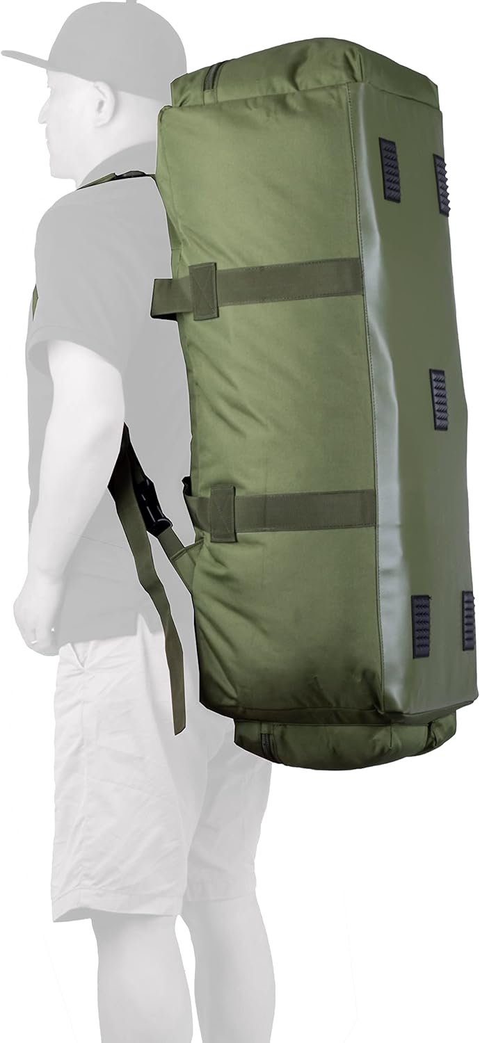 Large Military Duffle Bag Tactical Gear Load Out Bag Deployment Cargo Bag Travel Sports Equipment Duffel Luggage Bag with Backpack Straps 90L - Roamly