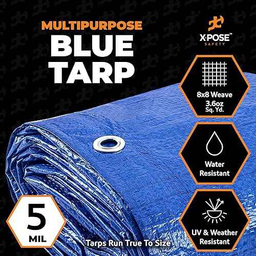 Better Blue Poly Tarp 12' x 20' (10 Count)
