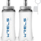 Soft Flasks Soft Running Water Flask Collapsible Soft Water Bottles Small BPA-Free for Sports Hiking Hydration Pack 500 ml/17oz，300 ml/10oz（2pack-300ml,blue）