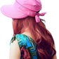 HINDAWI Sun Hats for Women with UV Protection Wide Brim Sun Hat Visor Summer Beach Outdoor Foldable Womens Cap