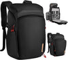 K&F CONCEPT Camera bags Waterproof 25L Large Capacity Camera Case with Raincover Camera Case 15.6 Inch Laptop Compartment Compatible with Canon/Nikon/Sony/DJI Mavic Drone Travel Camera Backpack