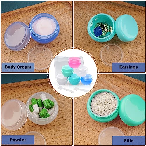 Travel Containers 6PCS Refillable Travel Size for Toiletries (6 Count)
