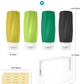 Morfone Travel Bottles Set for Toiletries, Tsa Approved Travel Size Containers Leak Proof Refillable Liquid Silicone Squeezable Travel Accessories for Shampoo Conditioner Lotion (Green)