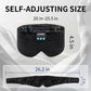 Sleep Mask Bluetooth 5.4 Headphones Soft Wireless Headband Eye Mask Blackout with Microphone (Black M)