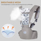Baby Carrier 6-in-1 Newborn to Toddler, Baby Carrier with Hip Seat Lumbar Support 7-41 lbs, Baby Soft Carrier for All Seasons & Positions, Adjustable Size for Shopping Hiking Travelling