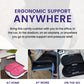 GSeat Ultra Orthopedic Gel and Foam Seat Cushion (Gray) – for Coccyx, Back, Tailbone, Prostate, Postnatal, and Sciatica Pain/Discomfort – Office, Car, Chair, Travel