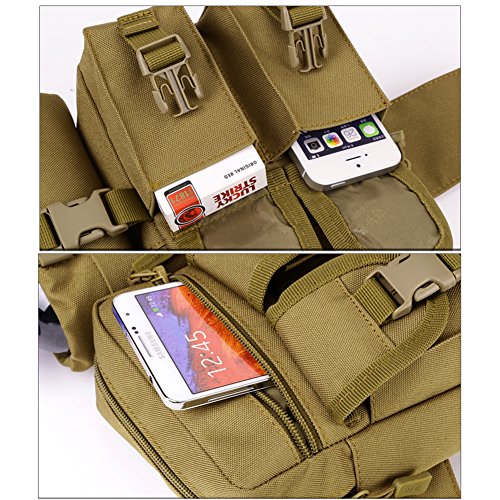 Tactical Waist Pack with Water Bottle Holder Fanny Pack for Men