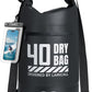 Lamicall Dry Bag Waterproof Backpack - [Zippered Pocket] 5L/10L/20L/30L/40L Roll Top Waterproof Bag with Water Proof Phone Pouch, Floatable Drybag for Swimming, Boating, Kayaking, Camping, Beach