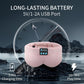 Joythink Sleep Headphones Bluetooth Sleep Mask Silk Kids Children Headband Earphones Bluetooth Eye Mask for Sleeping On Side Blackout Soft Sleep Earphones Music Eye Cover