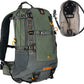 SPIKA Hunting Backpacks for Men, 25L Green Hunting Day Pack with Water Bladder, Removable Waist Belt, Rifle Holder, Internal Ammo Storage and Rain Cover