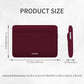 RAINYEAR Laptop Sleeve Case 15.6 Inch, Protective Portable Case with Front Pocket, Briefcase Handbag Computer Carrying Bag Laptop Bag Compatible for HP, Dell, Asus, Lenovo, Notebook, Red