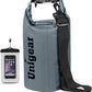 Unigear Dry Bag Waterproof, 2L/5L/10L/20L/30L/40L Floating and Lightweight Bags for Kayaking, Boating, Fishing, Swimming and Camping with Waterproof Phone Case
