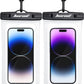Hiearcool Waterproof Phone Pouch, Waterproof Beach Bag Compatible for iPhone 16 15 14 13 Pro Max Up to 8.3", IPX8 Cellphone Kayak Accessories, Travel Essentials for Beach -Clear-2Pack