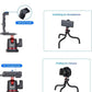 ULANZI Camera Tripod, Mini Flexible Stand w Hidden Phone Holder w Cold Shoe Mount, 1/4'' Screw f Magic Arm, Universal f iPhone 16 15 14 Pro Max XS Max X 8 Samsung Canon Nikon Sony DJ Pocket 3 Cameras