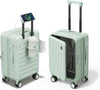 Expandable Lightweight PC Hard Shell Suitcase, 20-inch Carry On Luggage with TSA Lock, 360 Silent Spinner Wheels, Top Opening & Cup Holder - Ideal for Business Travel Suitcase (Mint Green)