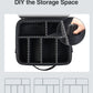 Luxtude Electronic Organizer Travel Case Large, Double Layer Tech Carrying Case, Cord Organizers Travel, Cable Organizers Bag, Large Charger Bag, Home Electronics Case Fits for iPad (Up to 12.9 in)