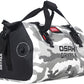 Waterproof Duffel& Luggage Bag - Motorcycle Dry Bag Tail Saddle Bags with Roll Top Closure,Large Storage Space,for Camping, Kayaking, Fishing & Traveling(Sky, 40L)