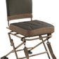 Guide Gear Huntrite 360 Swivel Hunting Blind Chair, 300 Pound Capacity, Folding, Lightweight, Portable, Padded Cushion Hunting Seat, Hunt Gear and Equipment, Black