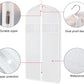 Zilink Clear Suit Coat Bags for Storage 50-inch Dress Bags for Hanging Clothes with 3" Gusset Suit Cover Bag for Coat, Dress Closet Storage