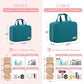 Hanging Travel Toiletry Bag Women Men Essentials Teal