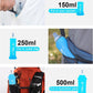 Folding Soft Flask Portable Collapsible Running Lightweight Water Bottle for Outdoor Sports,Travel with Mouthpeice Cover