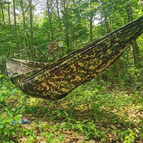11ft Camping Double Hammock with Mosquito Net and Ridgeline