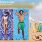 Microfiber Beach Towel with Bag Oversized 71x32 Sand Free 4 Pack (4 Count)