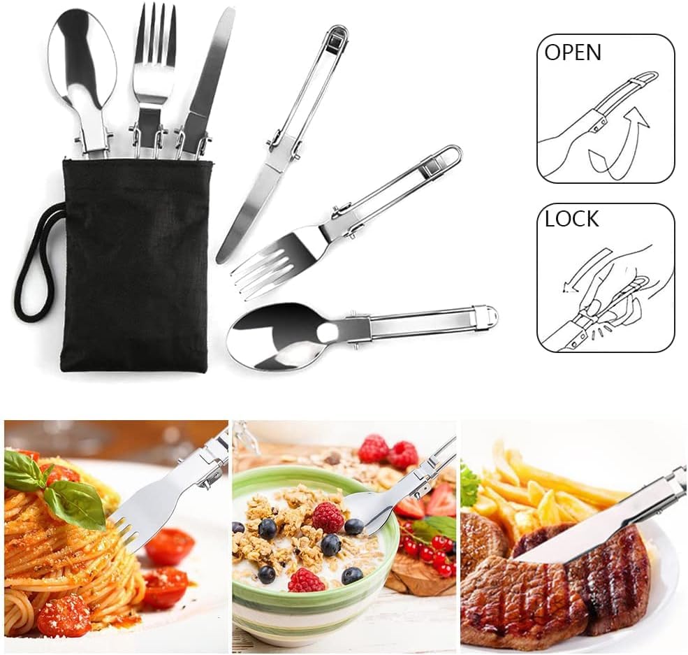 12pcs Camping Cooking Set for 1