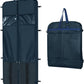 Zilink 60" Garment Bags for Travel Dress Travel Bag for Closet Storage Fur Coat Storage Bag with Adjustable Handles and Stable Buckles for Suits, Dresses, Navy Blue