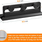 Door Security Bar, French Security Door Brace, Security Door Barricade, Withstands 3000 Lbs, Prevents Entry Burglaries Home Invasions
