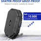 Waterproof Lock Box, Portable 4-Digit Combination Safe Boxes with Removable Cable, Anti-Theft Small Security Lockbox, Resettable Code Cash Case, Outdoor Key Hider for Travel, Gym, Hotel, Dorm, Beach