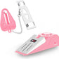 MBBEST Hotel Door Lock & Door Stop Alarm,Dual Protection Security Devices Pocket Door Stopper Self Defensey Tools for Hotel Travel Home Apartment House, Pink/Pink