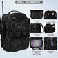 Fishing Backpack with Rod Holders,40L Large Water-resistant Fishing Tackle Bag with Cooler,Tackle Box Backpack