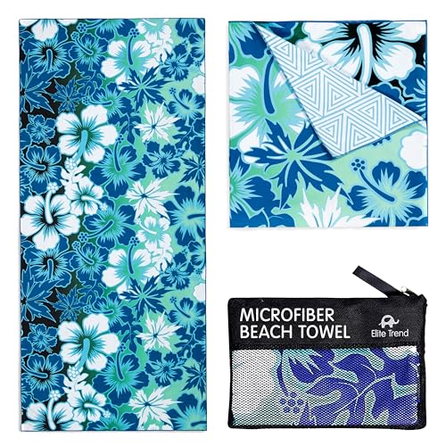 Microfiber Beach Towel for Adults with Bag