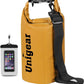 Unigear Dry Bag Waterproof, 2L/5L/10L/20L/30L/40L Floating and Lightweight Bags for Kayaking, Boating, Fishing, Swimming and Camping with Waterproof Phone Case
