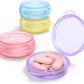 Small Pill Box, (4 Pack) Travel Pill Case Portable Daily Pill Organizer Mini Medicine Storage Container for Pocket Purse Cod Liver Oil Storage Box Earplug Case