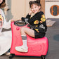 20" Ride on Suitcase for Kids & Toddlers with Double Spinner