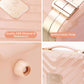 Kalolary Travel Makeup Train Cases with Lighted Mirror 3 Color Setting, Makeup Bag Cosmetic Case Organizer Adjustable Brightness Portable Makeup Storage Box For Makeup Brushes Accessories Tools,Pink