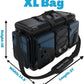 Reaction Tackle Fishing Tackle Bag – Salt Water Resistant Fishing Bag, 1000D PVC Waterproof Material, Tackle Box Organizer with Dividers for 3600 or 3700 Trays (Small, Medium, Backpack only fit 3600)