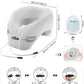 Travel Pillow – Neck Pillow Airplane, Travel Pillows for Airplanes, Airplane Travel Accessories with Eye Mask, Earplugs, Ergonomic Memory Foam Neck Pillow for Sleeping, Flights, Cars, Office (Gray)
