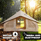 Inflatable Camping Tents 8-10 Person,129 Square Feets Large Inflatable Camping Tent with Stove Jack,Blow up Tent with Mesh Windows & Pump