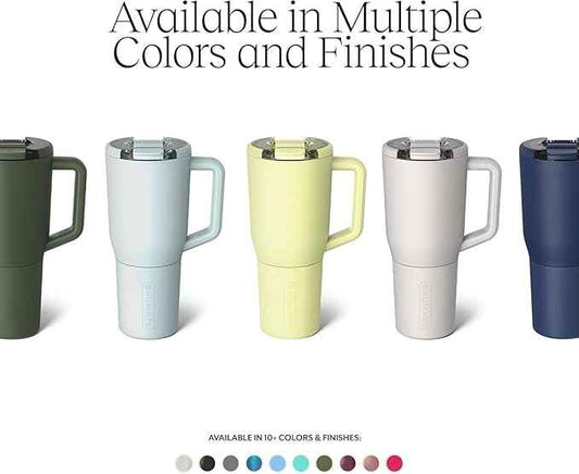 BrüMate Müv - 35oz 100% Leak Proof Insulated Coffee Mug with Handle & Lid - Stainless Steel Coffee Travel Mug - Double Walled Coffee Cup (Java)