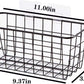 3 Set LeleCAT Adhesive Over the Cabinet Door Wire Baskets for Organizing for Kitchen Food Pantry Bathroom Shelf Storage No Drilling Wall Mounted,Black