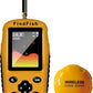 Fish Finder Portable Wireless Sonar & Radio Sensor Depth Finder with Fish Size, Water Temperature, Bottom Contour, Color LED Display Black/White Model fit for Boats Kayaks Fishing